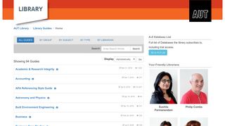 
                            11. All Guides Alphabetically - Library Guides at AUT University