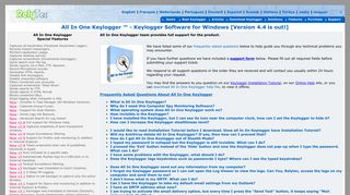 
                            9. All In One Keylogger Support & FAQ. How to Install and use Keylogger