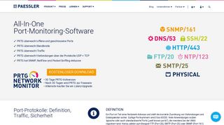 
                            8. All-in-one Port-Monitoring mit PRTG - Paessler