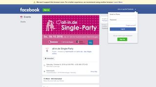 
                            11. all-in.de Single-Party - Facebook