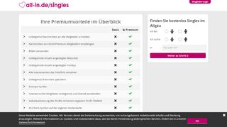 
                            7. all-in.de/singles - Premium-Mitgliedschaft