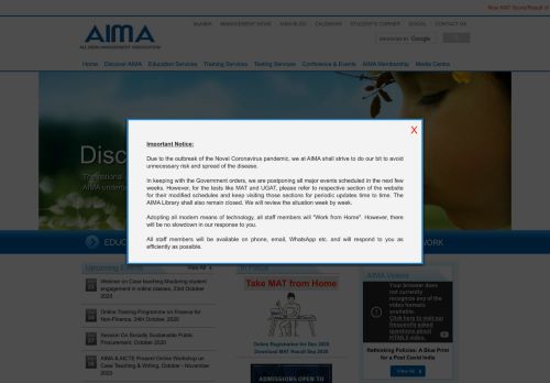 
                            2. All India Management Association | Online Post Graduate MBA ...