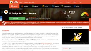 
                            9. All Jackpots Casino Has A Warning! - 9 Members Said 'liked It'