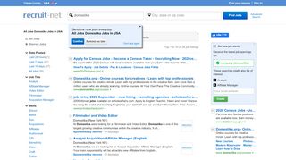 
                            10. All Jobs Domestika Jobs | Recruit.net