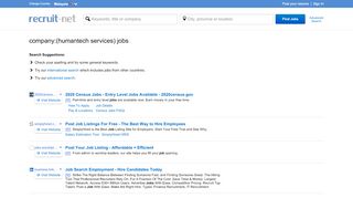 
                            7. All Jobs Humantech Services Jobs In Malaysia | Recruit.net