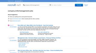
                            11. All Jobs Informanagement Jobs | Recruit.net