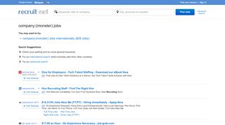 
                            10. All Jobs Monster Jobs In Malaysia | Recruit.net