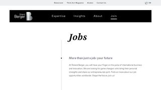 
                            11. All Jobs — Roland Berger