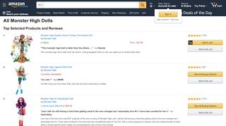 
                            6. All Monster High Dolls: Amazon.com