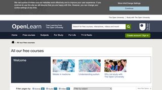 
                            1. All our free courses - OpenLearn - Open University - The Open ...