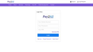 
                            11. All Payment Solution Portal, Mobile Recharge for Business - Pay2All