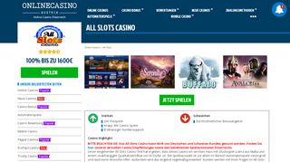 
                            4. All Slots | 1600 Euro + 200 Freispiele im All Slots Casino