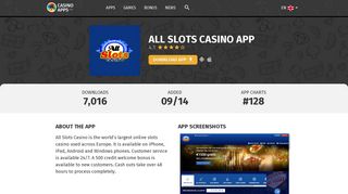 
                            9. All Slots Casino App Review for Android (APK) & iPhone | February ...