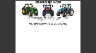 
                            11. All Tractor and Agri Parts by Vapormatic - Tractor and Agri Parts Ireland