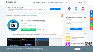 
                            10. All TV Play - Unmaintained for Android - APK Download - APKPure.com