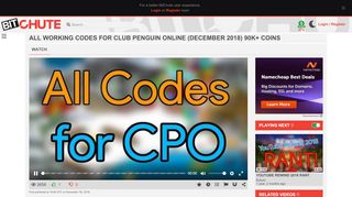 
                            11. All Working Codes for Club Penguin Online (December 2018) 90k+ ...