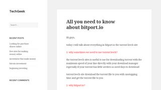 
                            6. All you need to know about bitport.io – TechGeek