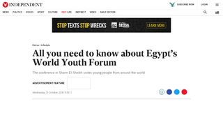 
                            8. All you need to know about Egypt's World Youth Forum | ...