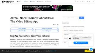 
                            8. All You Need To Know About Kwai-The Video Editing App - APKBooth