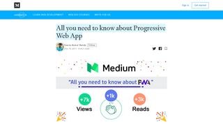 
                            11. All you need to know about Progressive Web App – codeburst