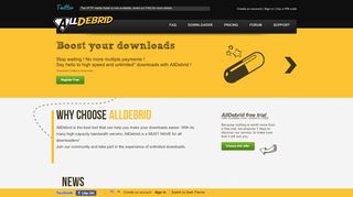 
                            6. AllDebrid: High quality unrestrained downloader, universal access ...