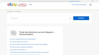 
                            5. Alle Antworten rund um die Kommunikation bei eBay Kleinanzeigen