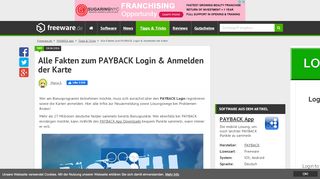 
                            7. Alle Fakten zum PAYBACK Login & Anmelden der Karte | Freeware.de