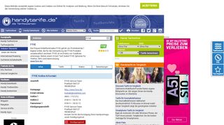 
                            6. Alle FYVE Tarife. Kontakt, Hotline, Netz ... - mit Handytarife.de