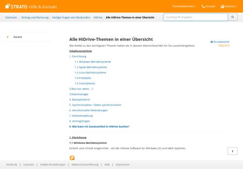 
                            12. Alle HiDrive-Themen in einer Übersicht
