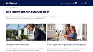 
                            9. Alle Informationen zum Check-in - Lufthansa