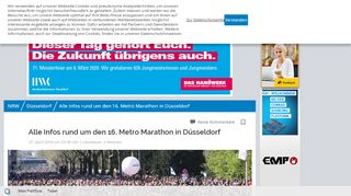 
                            9. Alle Infos rund um den 16. Metro Marathon in Düsseldorf