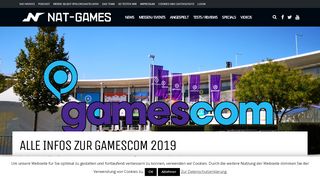 
                            7. Alle Infos zur gamescom 2019 - NAT-Games