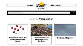 
                            2. Alle Inhalte zu #Veranstalter :: Festivalguide