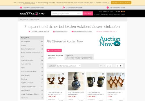 
                            10. Alle Objekte bei Auction Now - Auctionet