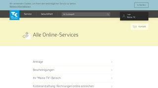 
                            6. Alle Online-Services | Die Techniker