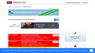 
                            4. Alle Veranstaltungen von Michael Krencky - krencky24.de