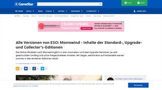 
                            6. Alle Versionen von ESO: Morrowind - Inhalte der Standard-, Upgrade ...