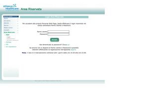 
                            1. Alleanza Salute Italia | Login Area Riservata - Alliance Healthcare