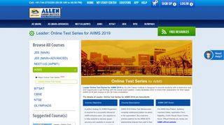 
                            6. ALLEN AIIMS 2019 Online Test Series, Sample Practice Papers, Free ...