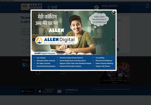 
                            2. ALLEN Career Institute, Kota Coaching - JEE Advanced (IIT JEE ...