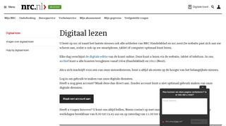 
                            3. Alles over digitaal lezen bij NRC | Mijn NRC