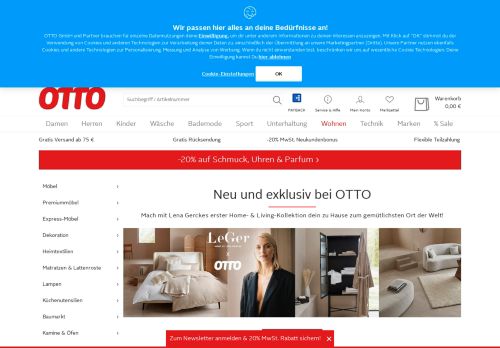 
                            6. Alles rund ums Wohnen im OTTO Online Shop kaufen