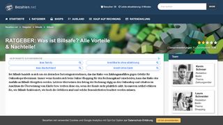 
                            11. Alles über: Billsafe - Rechnung, Ratenzahlung & Kontakt - Bezahlen.net