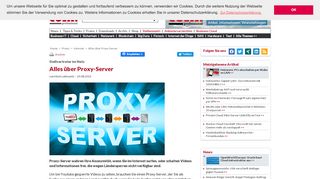 
                            6. Alles über Proxy-Server - com! professional - Com-magazin.de