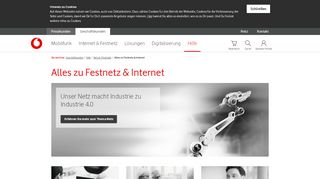 
                            10. Alles zu Festnetz & Internet - Vodafone