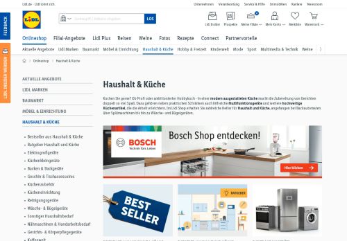 
                            12. Alles zum Thema Haushalt & Küche günstig online kaufen - lidl.de