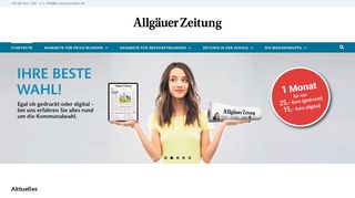 
                            7. Allgäuer Zeitung – Unsere Angebote