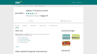 
                            13. Allgeier IT Solutions GmbH als Arbeitgeber | XING Unternehmen