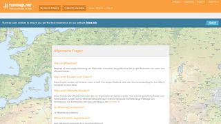 
                            8. Allgemeine Fragen - Runmap - Deine Laufrouten im Web