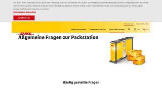 
                            4. Allgemeine Fragen zur Packstation | DHL Privatkundenservice